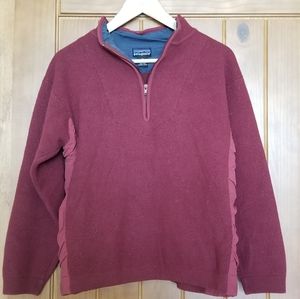 Patagonia wool 1/4 zip pullover,  M